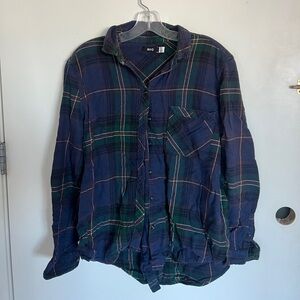 Urban Outfitters Green Oversized Plaid